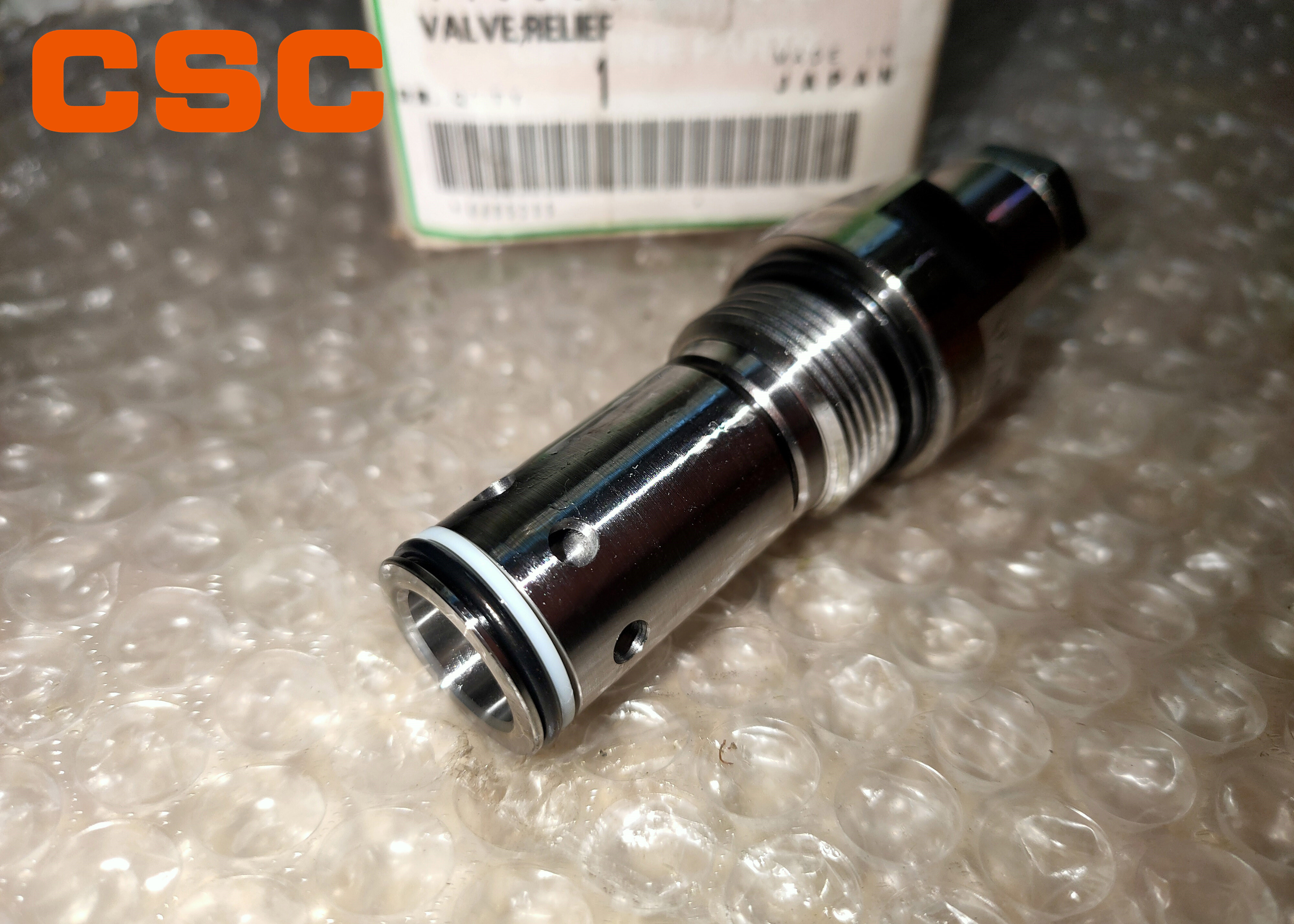 Steel Main Relief Valve 4682387 , Hitachi ZAX60 70 Excavator Spare Parts