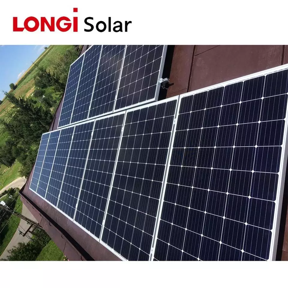 540w Mono Solar Panel Half Cell 182x182mm Silicon PV Module Hi Mo Longi Lr5 72hph 540m