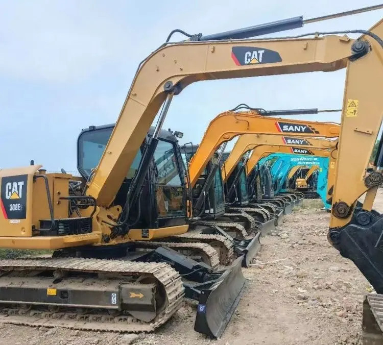 New Arrival Used Excavator cat 308E2 Backhoe Track Excavator 8 Ton Construction Machinery