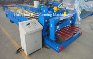 China 1250mm Glazed Tile Roof Panel Roll Forming Machine / Cold Roll Forming Equipment on sale