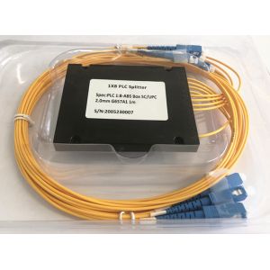  1x8 ABS Cassette Type SC UPC Fiber Optical PLC Splitter Manufactures