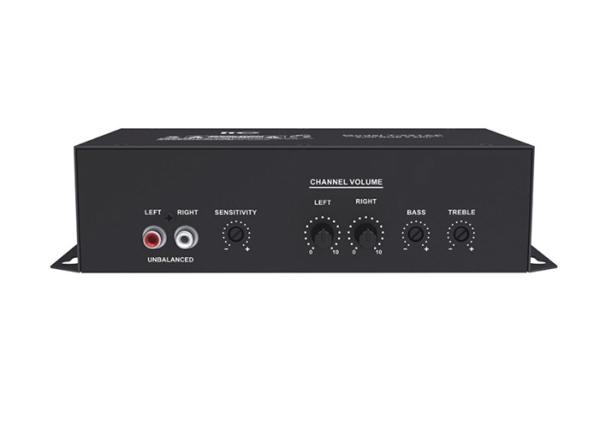 Top Rated 2 Channel Stereo Amplifier , 20W Class D Stereo Amplifier Metal