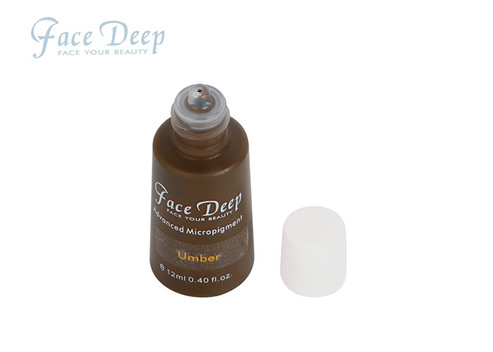 Face Deep Ink Permanent Makeup Pigment Semi Cream for Microblading and Shading 12 Ml