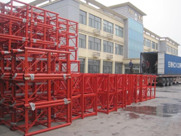 Mast Building Construction Material Lifting Hoist Parts Customized Color