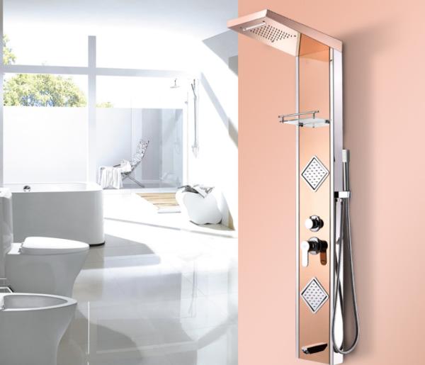 Quality High Gloss Painting ODM 304SUS Thermostatic Shower Set for sale