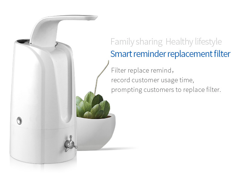 Wellblue Energy Drink Countertop Direct Drinking Alkaline Water Filter Purifier