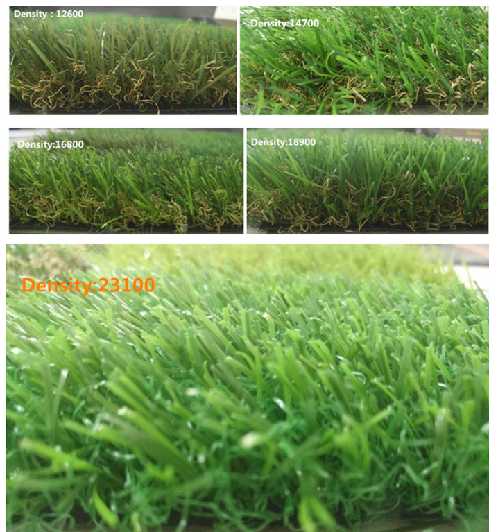 25MM Outdoor Synthetic Grass / Fake Grass For Outdoor Patio Water Saving