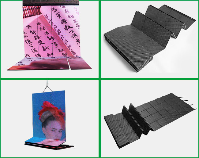 Indoor Ptich 12mm Foldable LED Screens SMD3528 , Music Concert LED Display192mm × 192mm