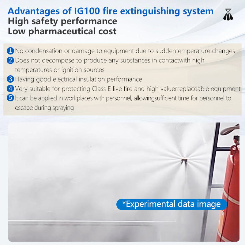 Inert Gas Ig 100 Fire Suppression System Agent Bottle Group 15MPa For Warehouse Fire Protection