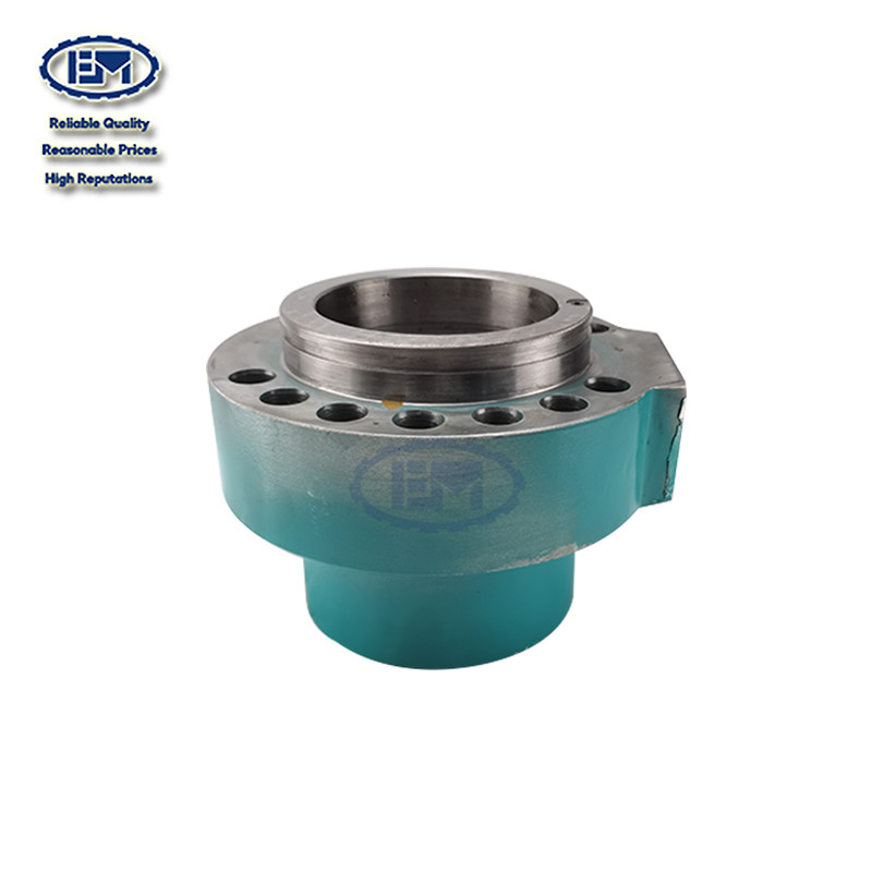 Blue SK200-6 Excavator Assembly YN01V00039S014 Hydraulic Cylinder Head Gland