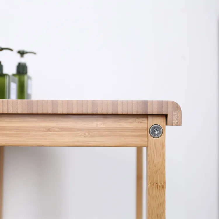100% Natural Bamboo Vanity Cabinet Sink Unit Small Furniture Custom