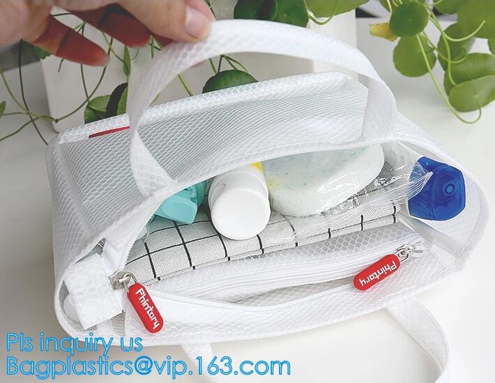 Women Mesh Shoulder Bag Handbag Travel Tote Beach Toiletry Storage Bag Case, Travel Beach Storage Handbag Mesh Tote Hand