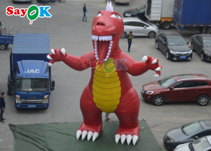 PVC Tarpaulin Giant Inflatable Raptor Dinosaur Air Balloon Dinosaur