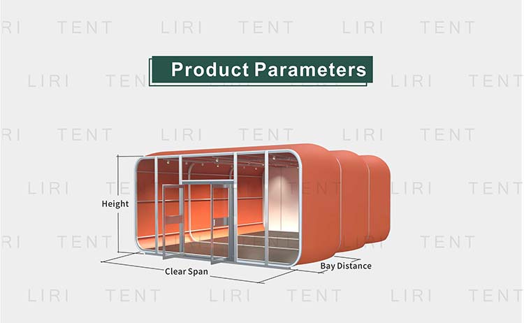 Aluminum PVC Modular Movable Outdoor Canopy Tent For Hotel Restaurant