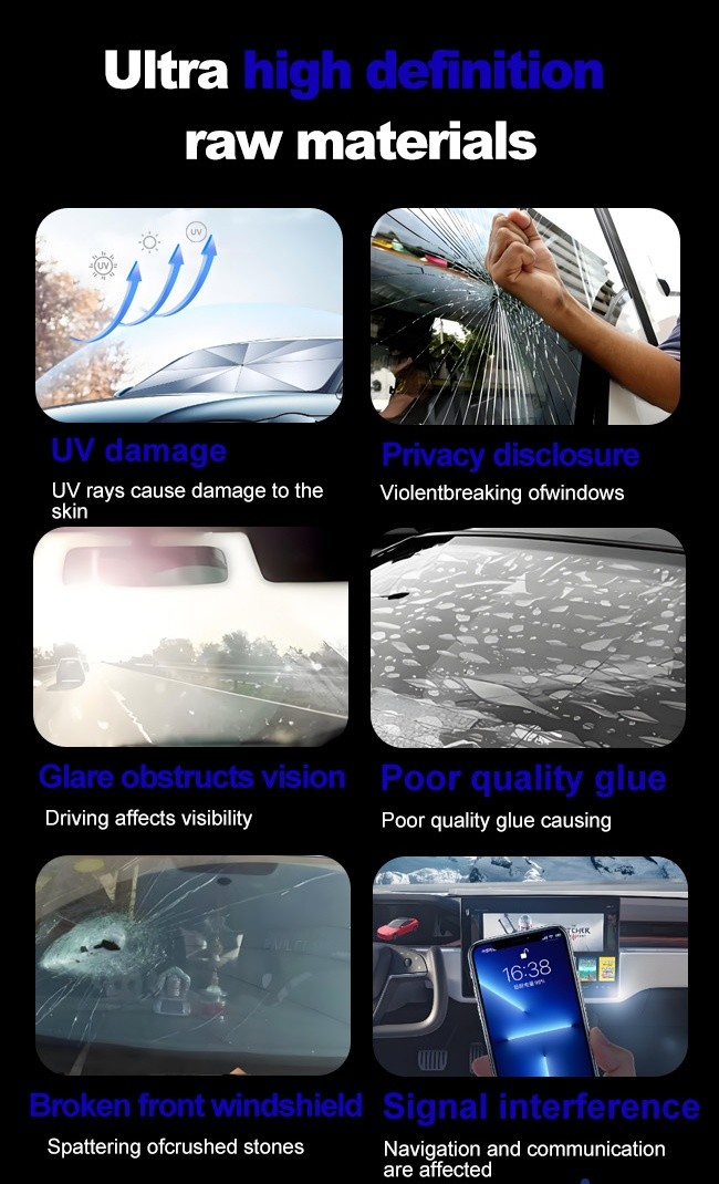 UV Proof Self Repairing Window Protective Film Windshield Protection Car Front Film