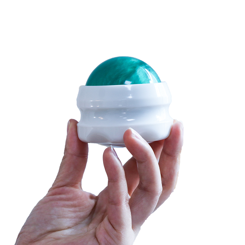 Resin Self Massage Ball Roller , Dia 54mm Marble Massage Ball