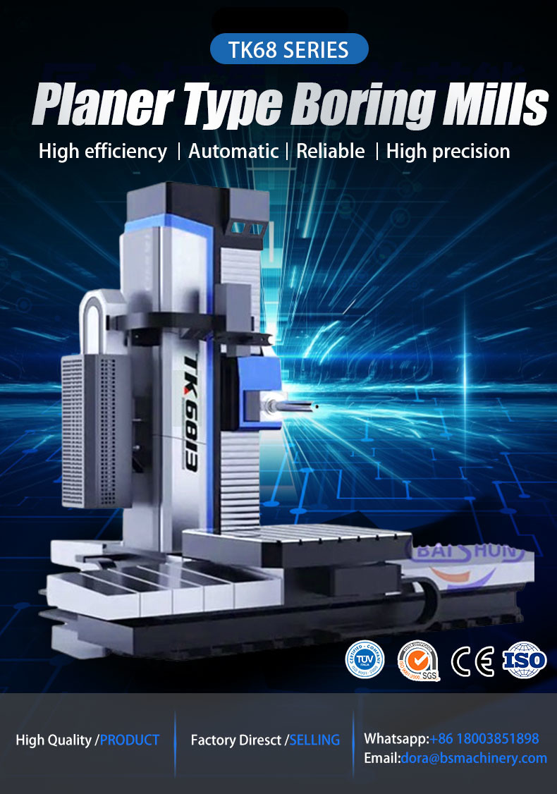 Customization Horizontal Cnc Boring And Milling Machine For Drilling , Reaming Plane Boring