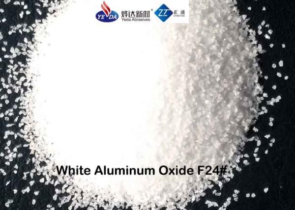High Strength 99.2% Aluminum Oxide Abrasive , Weld Spatter Removal Aluminium
