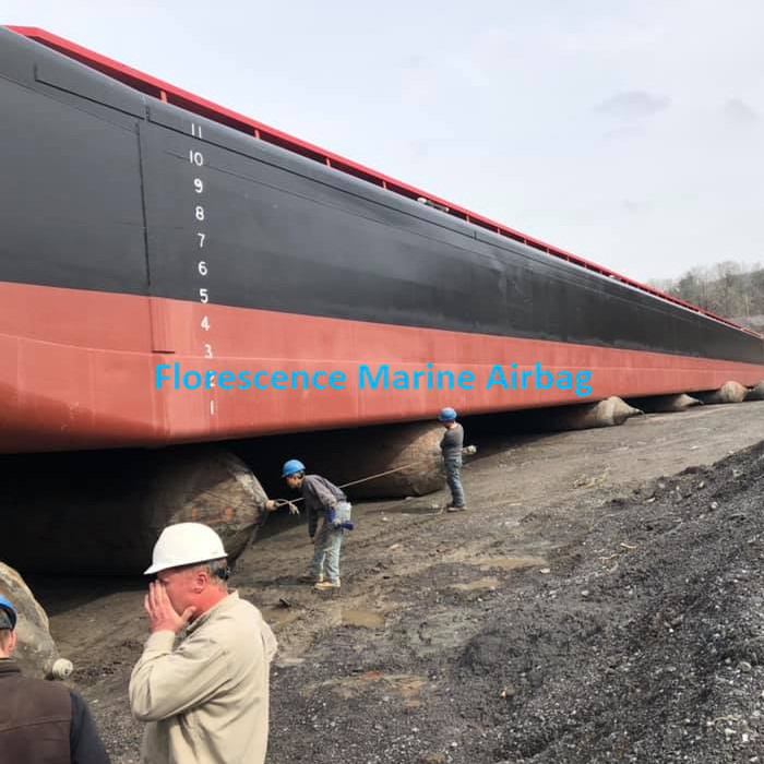 Shipyard Marine Floating Docking Rubber Balloon Ship Launching Airbags
