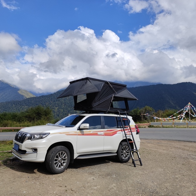 Folding Offroad Automatic Roof Top Tent Hard Shell Camping Tent