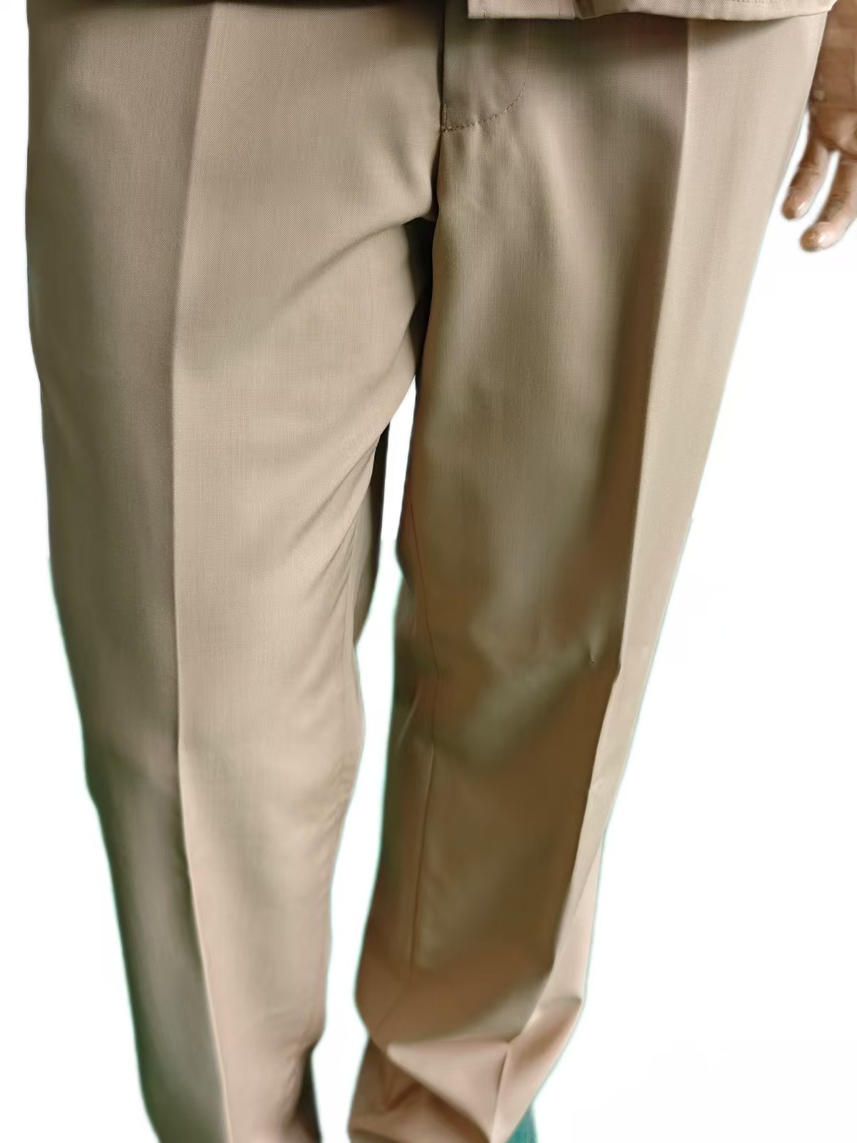 Tactical Khaki Uniform Set Short Sleeve & Straight-Leg 45% Wool for Men