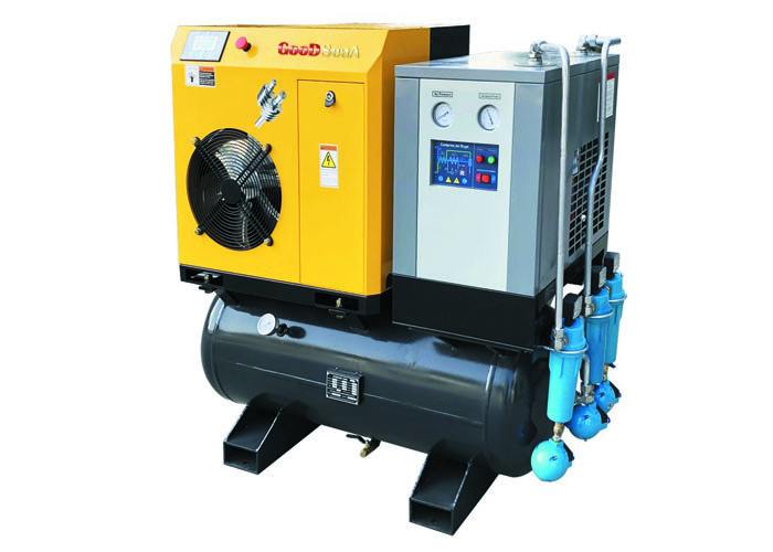 15hp Rotary Screw Air Compressor With Dryer Tank Filters 7 Bar - 13 Bar
