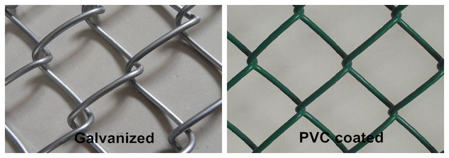 40 * 40mm Dark Green Chain Link Mesh Fence for Farm and Forest Protecting