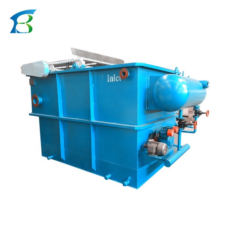 Domestic Sewage Adsorption and BOD/COD Removal with Dissolving Air Float Machine at 380V