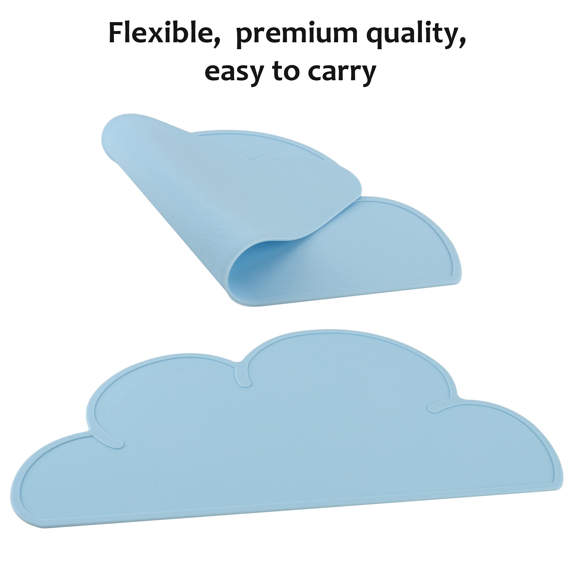 Silicone Pet Feeding Food Mat Dog Cat Placemat Mat With Raised Edge Anti-Slip Waterproof Pet Bowl Mats Pet Food Tray