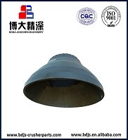 Design Mn18Cr2 Concave and Mantle for HP100 HP200 HP300 Stone Cone Crusher Spare Parts