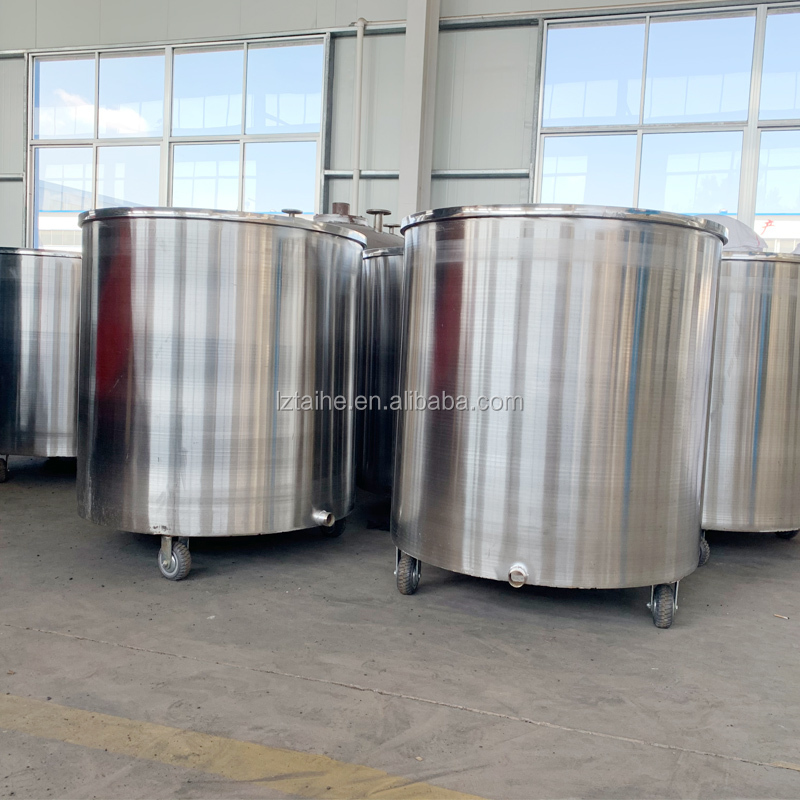 Customizable 100L-2000L Stainless Steel Movable Storage Tank