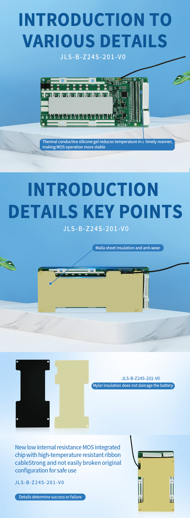 KLS 3.2v LifePo4 16s 48v 50a 18650 Pcm Battery Protection Board Bms: Pcm with Balanced Lithium-ion Lithium Battery Module