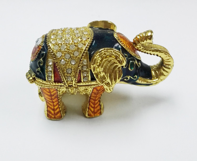 Indian elephant decorated Custom Made Jewelry Boxes animal gift box for jewelry wedding gift