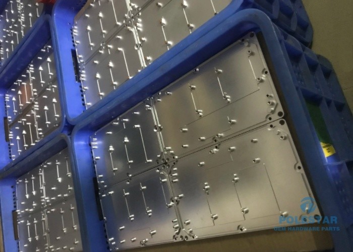 6063 Aluminum Alloy CNC Machined Parts Photovoltaic Inverter Heatsink