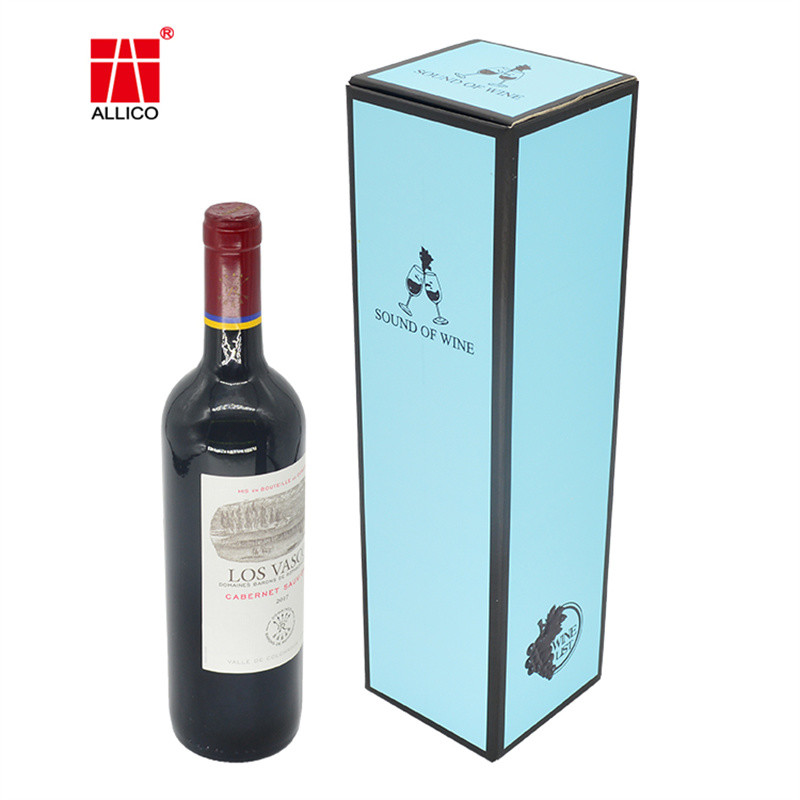 Liquor Champagne Wine Bottle Gift Boxes SGS BSCI Certificates