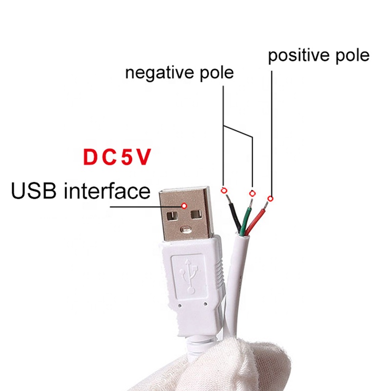 5V Power Dimming Switch Dimmer USB Charger Cable for Led Strip