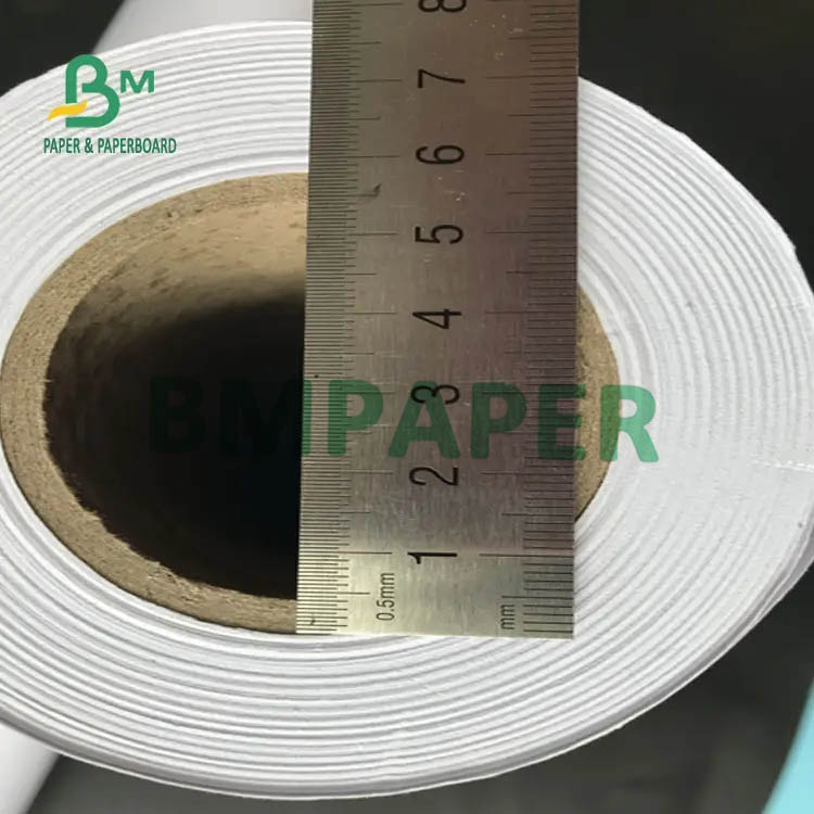 Inkjet White Plotter Paper Roll Core 2" 3" Weigth 2 To 10 Rolls Per Carton