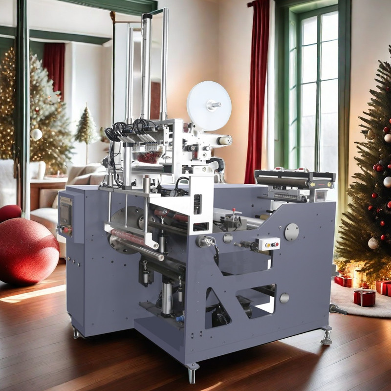 150m/min Fully automatic non-stop 4 spindle turret rewinder for label High-performance