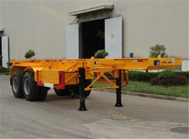 40ft Container Trailer , 12 Twist Container Locks 20 Foot Container Trailer
