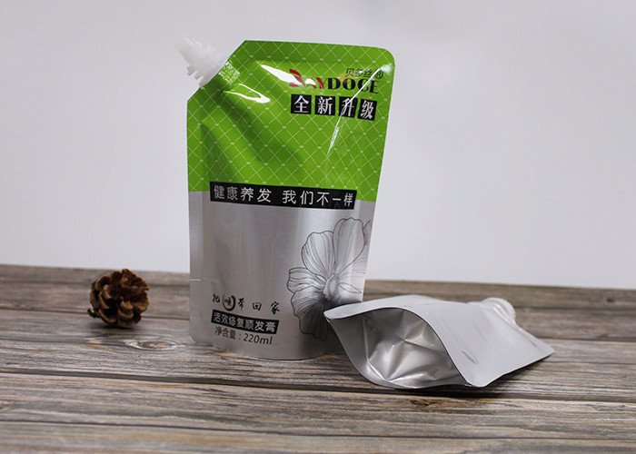 150 Micron 250ml Spouted Stand Up Pouches For Body Creams Packing