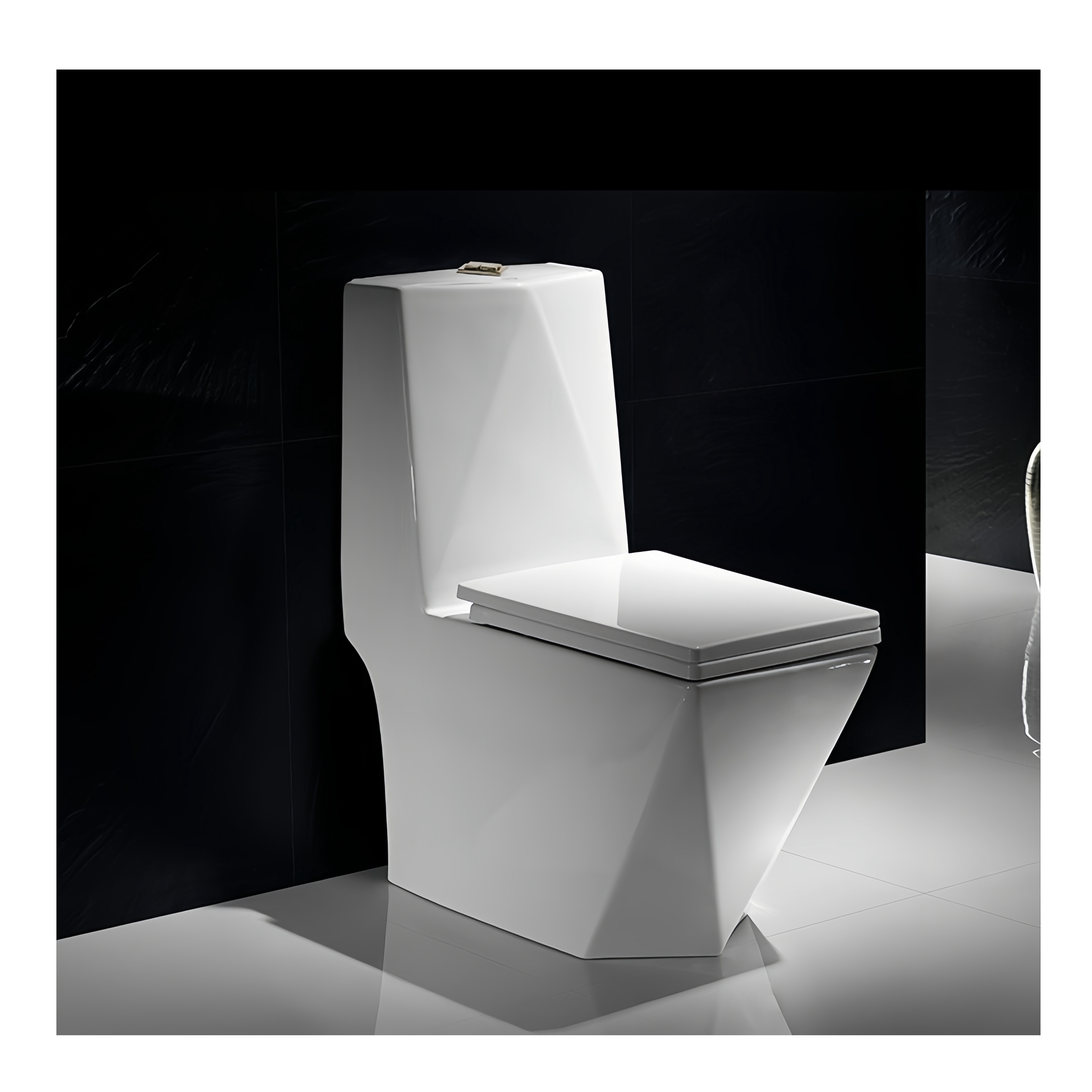 Ceramic Toilet Seat Sets and Sink Bathroom with Traditional Design Style Water Closet