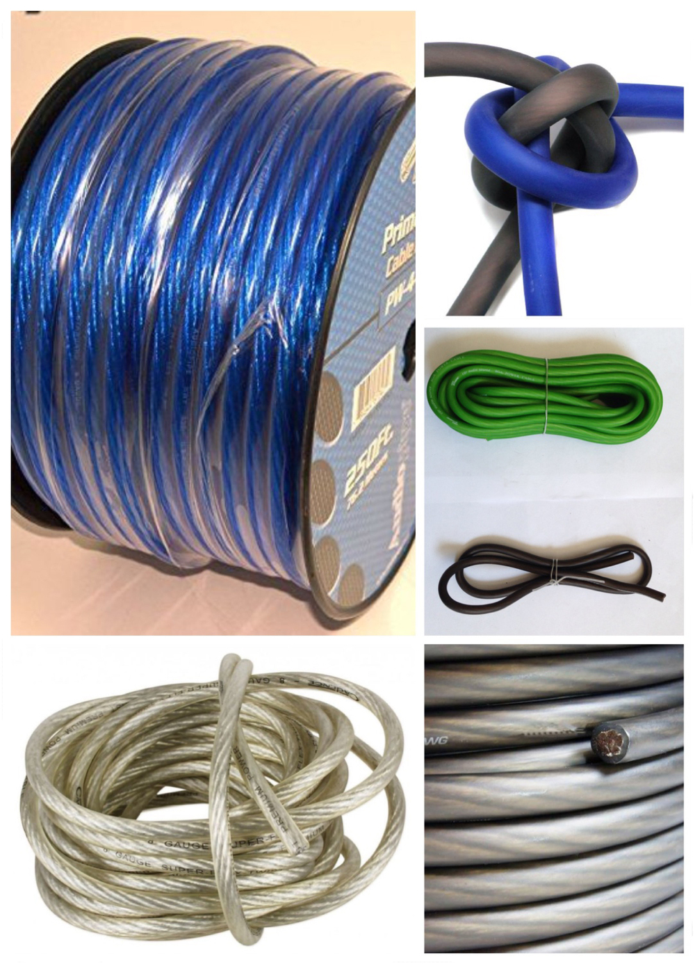 4 AWG Copper Clad Aluminum Car Audio Power Wire For Vehicles