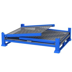 Collapsible Stacking Stillage Pallet Cage Wire Mesh With Rugged Base
