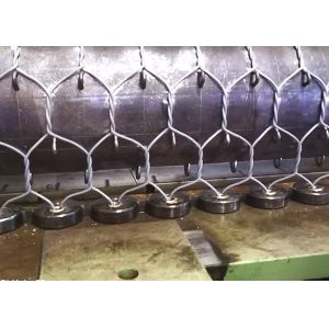 Galvanized Fully Automatic Gabion Box Machine 92*127mm Stone Wire Mesh Cages