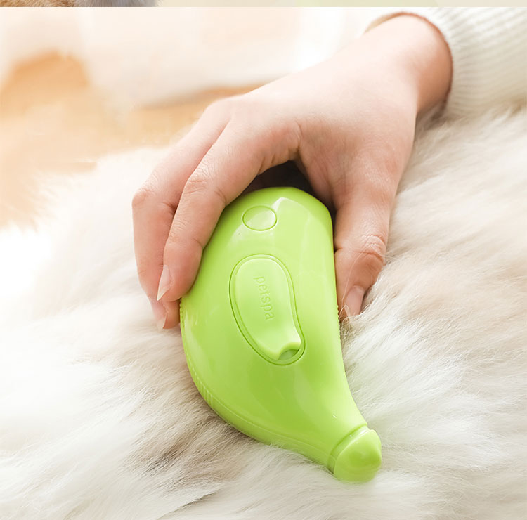 Pet Grooming Steamer Brush Dog Cat Hair Removal Brush Rechargeable Portable Steam Spray