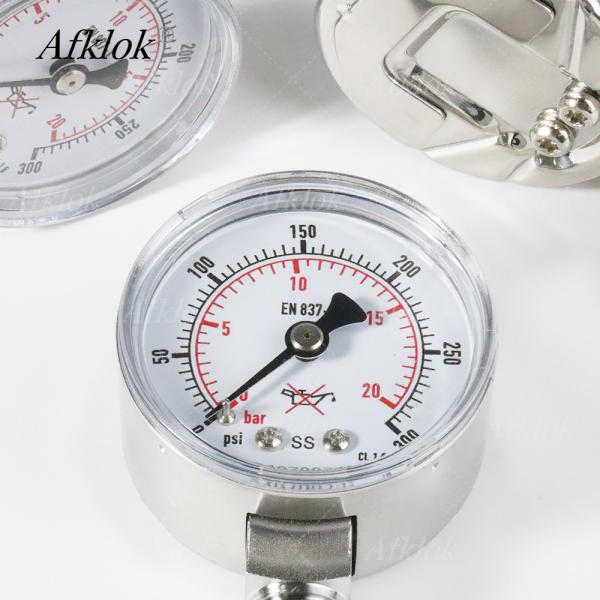 2.5% Accuracy Grade Pressure Gauges 50mm Sensord Length for Pharmaceutical