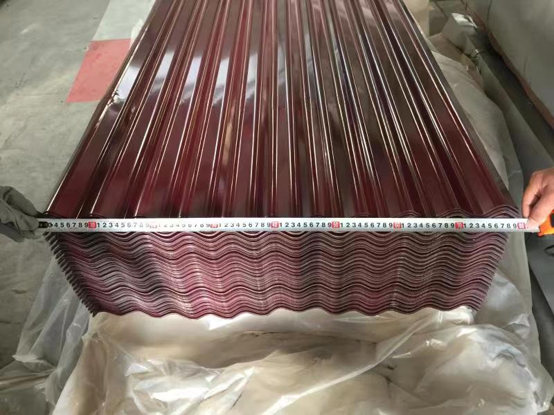 0.22*0.23/0.24/0.25mm PPGI Galvanized Coated Corrugated Roofing Sheet for Mid Hard Surface Coated Steel