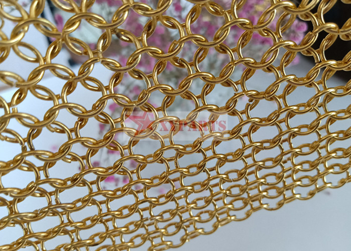 Welded Or Non Welded Stainless Steel Round Ring Mesh For Decoration And Security