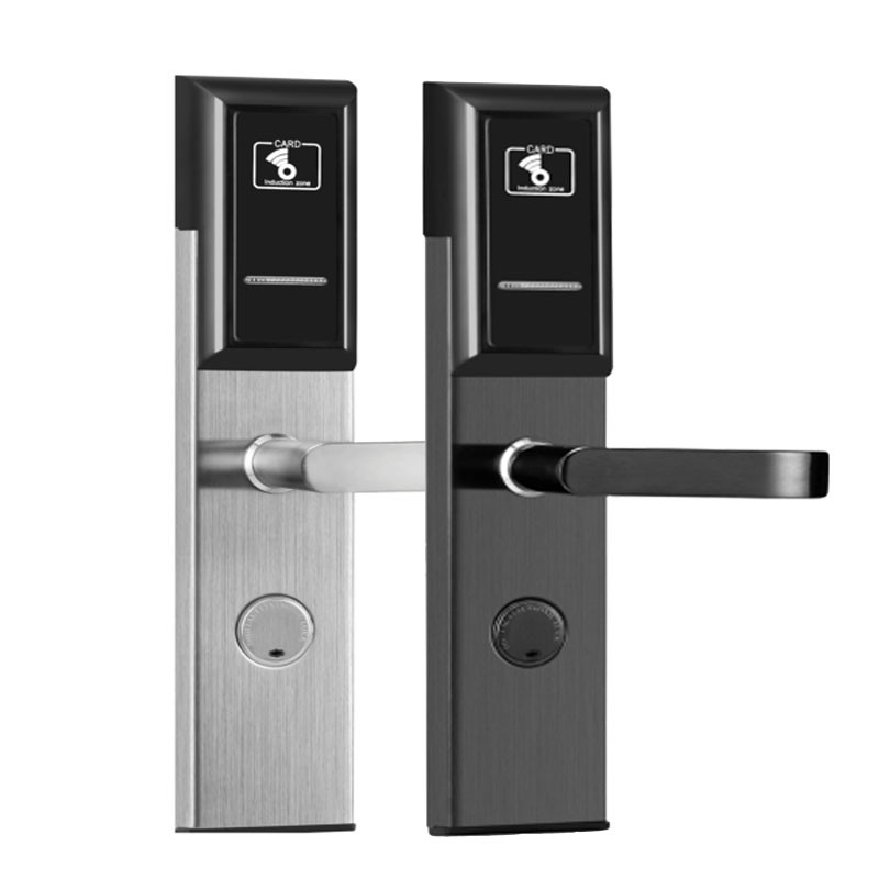 Black Color Safety Stainless Steel Material Hotel Electronic Locks with Free Management Software