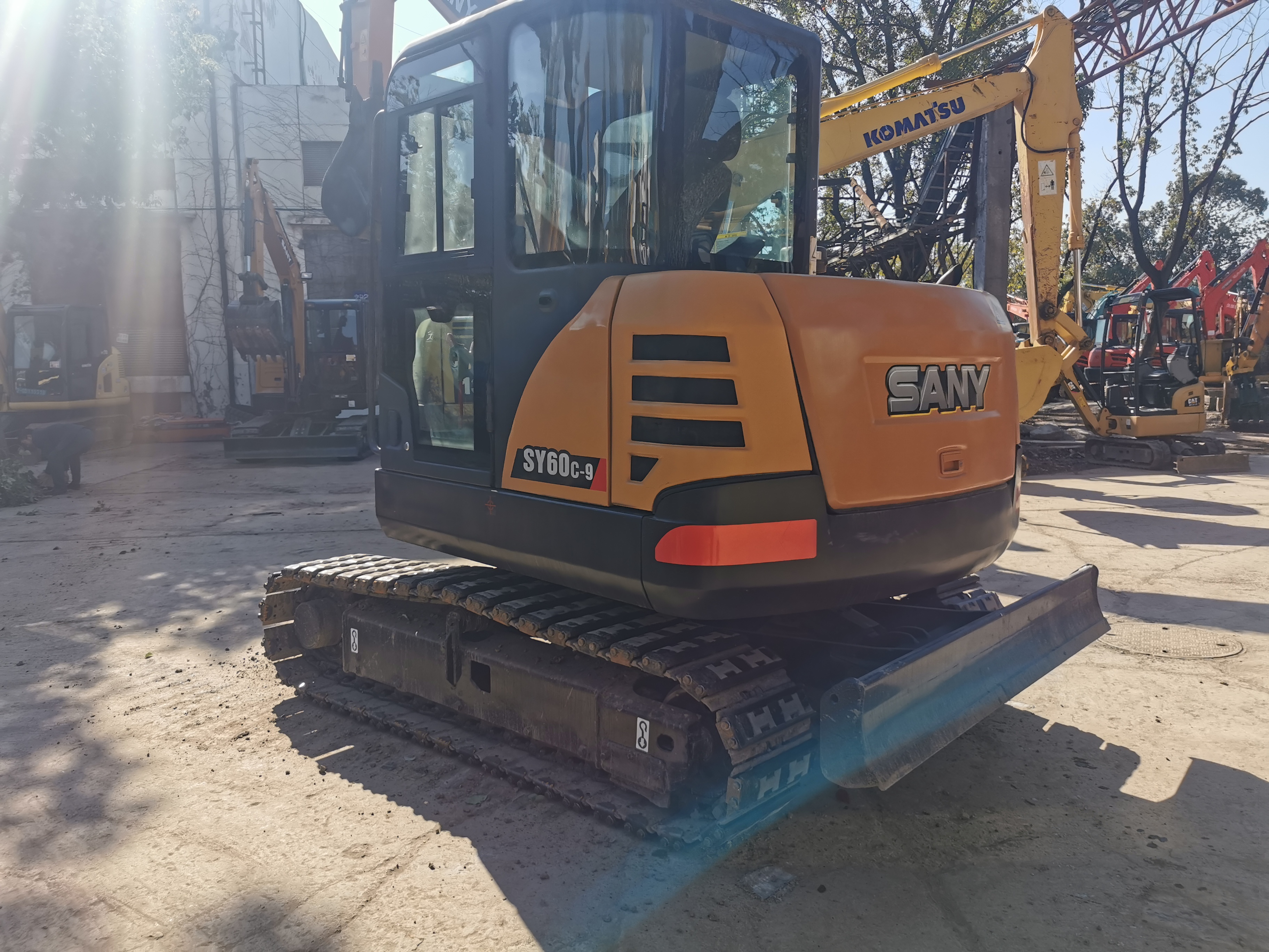 Year 2021 Used Sany Pro Crawler Excavator 6 Tons Mini with Original Hydraulic Cylinder